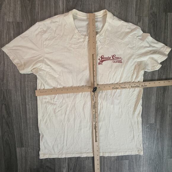 Santa Cruz California Surf Graphic Tee 71 Vintage Style - Picture 2 of 3